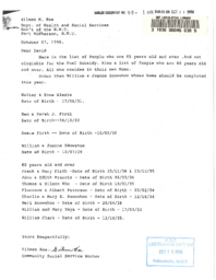 098-13(3) - Letter to the Department of Health and Social Services, Fort McPherson from Eileen Koe, Community Social Service Worker, regarding the Seniors' Fuel Subsidy Program