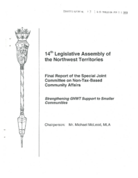 CR 13-14(6) - Final Report of the Special Joint Committee on Non-Tax-Based Community Affairs