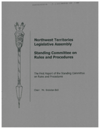 CR 03-14(4) - The First Report of the Standing Committee on Rules and Procedures