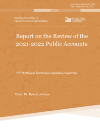 CR 67-19(2) - Report on the Review of the 2021-2022 Public Accounts