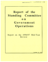 CR 10-13(3) - Report on the 1996/97 Mid-Year Review