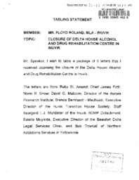 021-13(4) - Letters re: Closure of Delta House