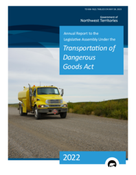 939-19(2) - 2022 Annual Report to the Legislative Assembly Under the Transportation of Dangerous Goods Act