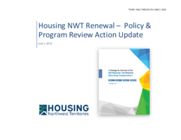 961-19(2) - Housing NWT Renewal Policy and Program Review Action Update