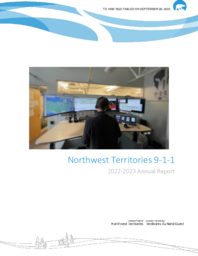 1006-19(2) - Northwest Territories 9-1-1 2022-2023 Annual Report