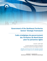 1011-19(2) - Government of the Northwest Territories Seniors’ Strategic Framework