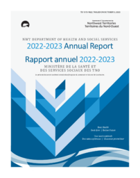 1015-19(2) - NWT Department of Health and Social Services 2022-2023 Annual Report