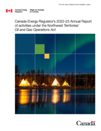 1016-19(2) - Canada Energy Regulator’s 2022-23 Annual Report of Activities under the Northwest Territories’ Oil and Gas Operations Act