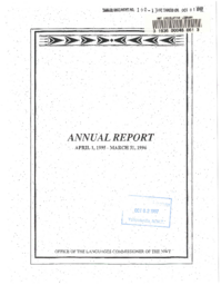 100-13(4) - Annual Report of the Languages Commissioner, 1995-96