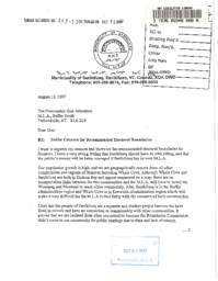 103-13(4) - Letter re: Sanikiluaq's Concerns on Recommended Nunavut Electoral Boundaries