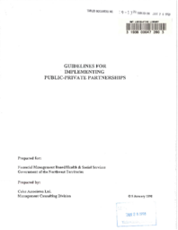 019-13(5) - Guidelines for Implementing Public-Private Partnerships