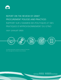 Report on the Review of GNWT Procurement Policies and Practices