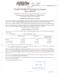 059-13(5) - Section 11 - Potential Conflicts of Interest - Provisions in Confidential Offering Memorandum, Aurora Fund II