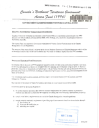 074-13(5) - Northwest Territories Lending Guidelines : Aurora Fund (1996)