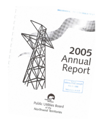 093-15(4) - Public Utilities Board of the NWT 2005 Annual Report