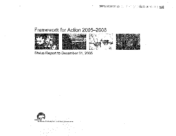 108-15(4) - Framework for Action 2005-2008 Status Report to December 31, 2005