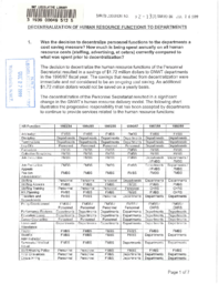 52-13(7) - Decentralization of Human Resource Functions to Departments