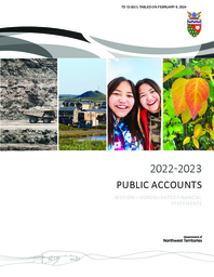 12-20(1) - Public accounts 2022-2023. Section I, Consolidated financial statements