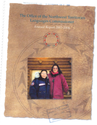 058-15(3) - Office of the Northwest Territories Languages Commissioner Annual Report 2003-2004