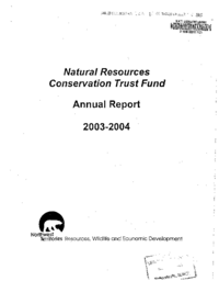 126-15(3) - Natural Resources Conservation Trust Fund Annual Report 2003-2004