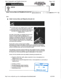 12-15(5) - Summary of the "Safer Communities and Neighbourhoods Act"