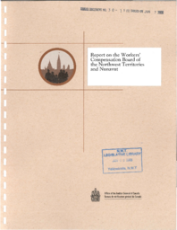 030-15(5) - Office of the Auditor General of Canada Report on the Workers' Compensation Board of the Northwest Territories and Nunavut 