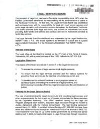 061-15(5) - Legal Services Board, 2005-2006 Annual Report