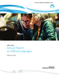 0047-20(1) -  Annual report on official languages 2022-2023 = Rapport annuel 2022-2023 sur les langues officielles