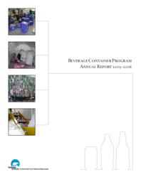 Beverage Container Program Annual Report 2005-2006