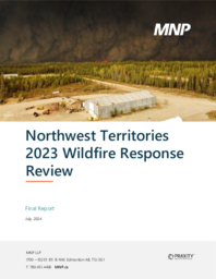 Northwest Territories 2023 Wildfire Response Review : Final Report