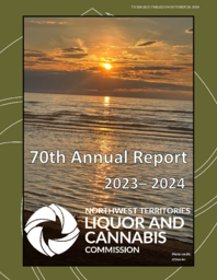 0206-20(1) - Northwest Territories Liquor and Cannabis Commission : 2023-2024 (70th) annual report