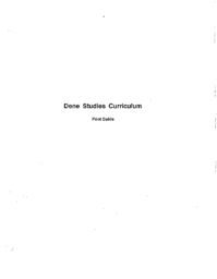 Dene Studies Curriculum