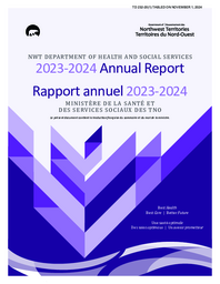 0232-20(1) - NWT Department of Health and Social Services 2023-2024 Annual Report