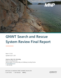 0128-20(1) - GNWT search and rescue system review final report