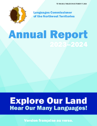 0190-20(1) - Languages Commissioner of the Northwest Territories Annual Report 2023-2024