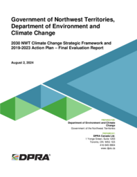 2030 NWT climate change strategic framework and 2019-2023 action plan : final evaluation report