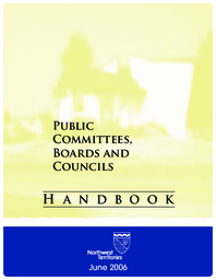 Public Committees, Boards and Councils Handbook - June 2006