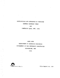 Distribution and Abundance of Muskoxen Between Bathurst inlet and Contwoyto Lake, NWT, 1986