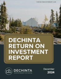 0287-20(1) - Dechinta Return on Investment Report