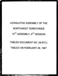 26-87 (1) A COPY OF A MOTION PASSES BY THE PAULATUK SETTLEMENT COUNCIL CONCERNING DIVISION