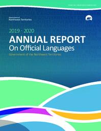 209-19(2) - Government of the Northwest Territories 2019-2020 Annual Report on Official Languages 