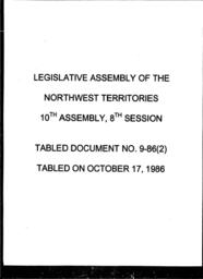 9-86 (1) CREATING COMMUNITY ENTREPRENEURS, A PROPOSAL FOR A MANAGEMENT DEVELOPMENT AND TRAINING PROGRAM IN THE MACKENZIE DELTA