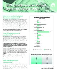 390-18(2) - NWT Health Services Patient Experience Report 2016 