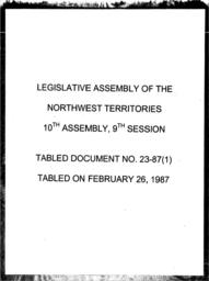 23-87 (1) NWT PAVILLION PROJECT, REVENUES AND EXPENDITURES BY FISCAL PERIOD TO DEC 31, 1986