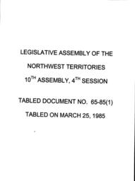 65-85 (1) A LETTER FROM HAY RIVER RESERVE TO MR GARGAN RE - THEIR OPPOSITION TO NTCLS LAND USE APPLICATION