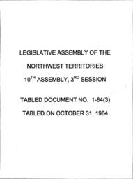 01-84 (3) 1983 SEVENTH ANNUAL REPORT WORKERS COMPENSATION BOARD, NWT, YEAR ENDING DEC 31-83