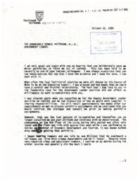 41-90(2) - Letter Regarding Resignation from Cabinet Teachers in Training