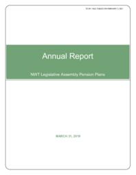 281-19(2) - NWT Legislative Assembly Pension Plans Annual Report at March 31, 2019 