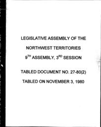 27-80 (2) FISH, FUR AND GAME IN THE NORTHWEST TERRITORIES, SCIENCE ADVISORY BOARD