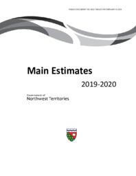 322-18(3) - Main Estimates, 2019-2020 